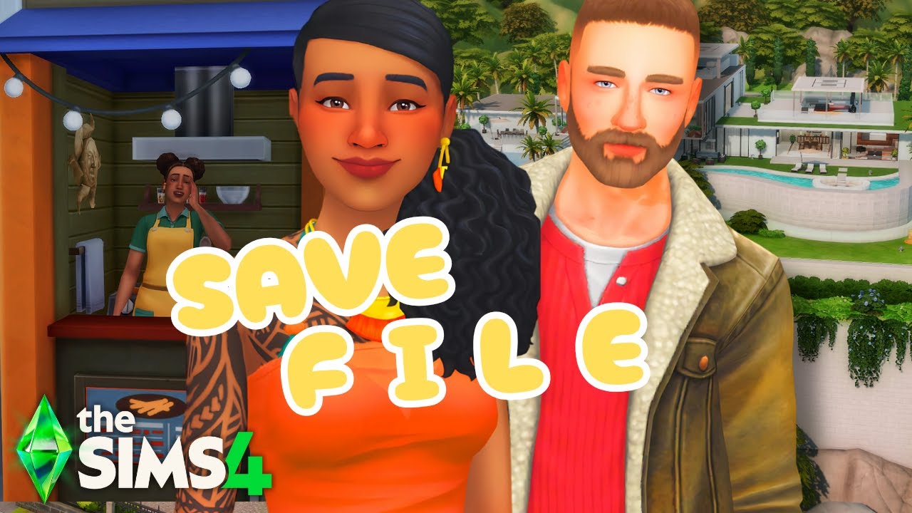 OS MELHORES SAVES FILE PARA VOCÊ BAIXAR NO THE SIMS 4 + TUTORIAL + INCLUINDO CC'S
