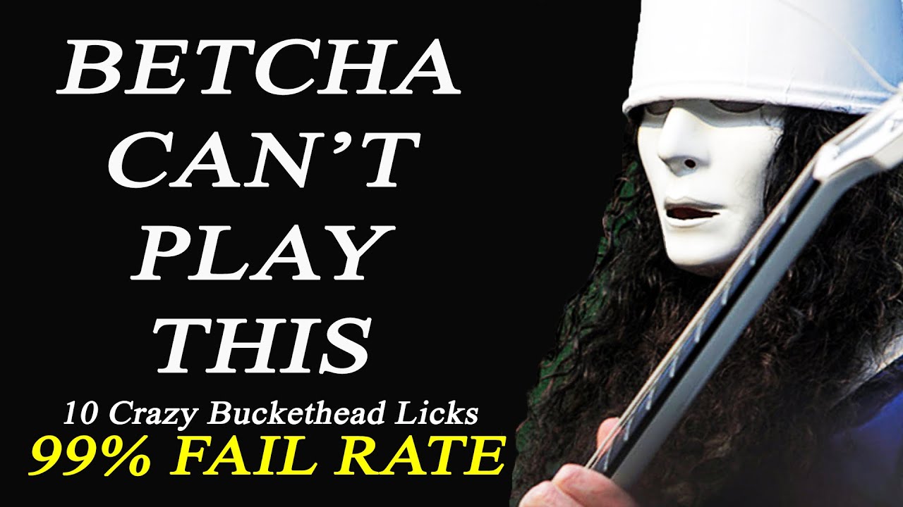 10 Insanely Difficult Licks to Play by Buckethead (Pikes Edition)