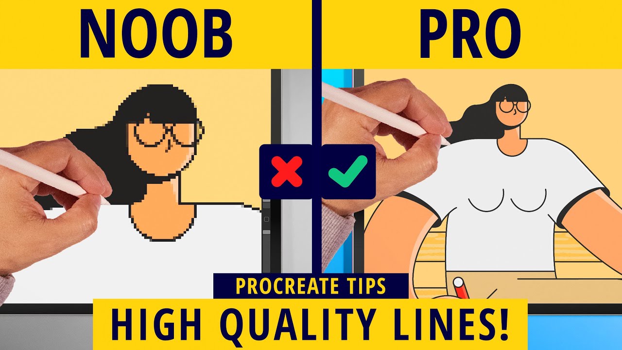 Почему ваши линии выглядят плохо в Procreate — и это не то, что вы думаете (советы Procreate)