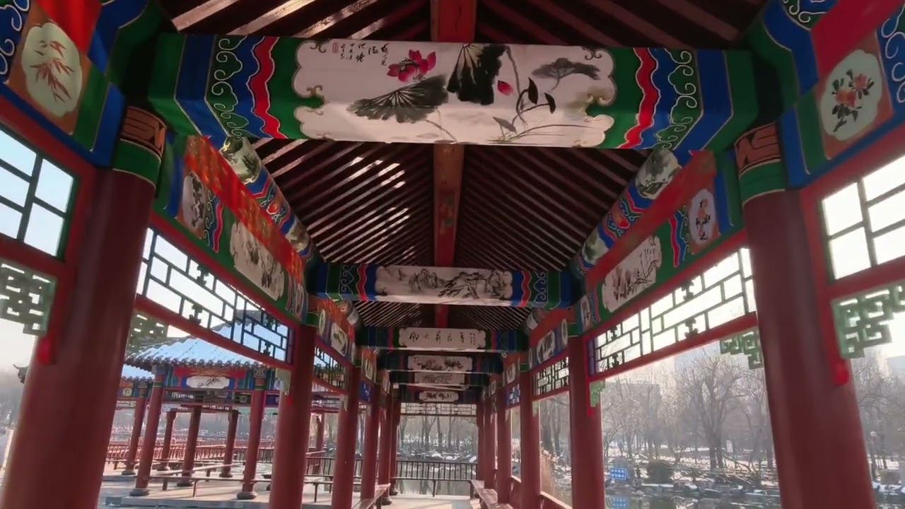 神農之旅帶旅遊 #正定古城西城牆蓮池公園