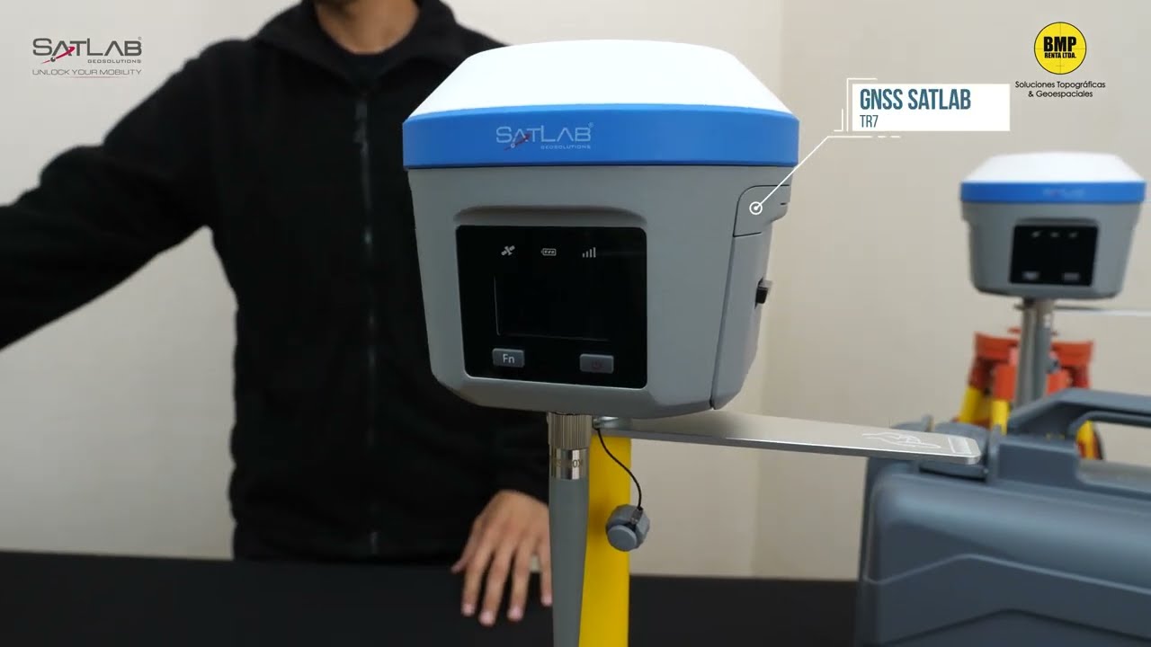 Receptores GNSS Satlab SL700 y TR7 x BMP Renta Soluciones Topográficas y Geoespaciales