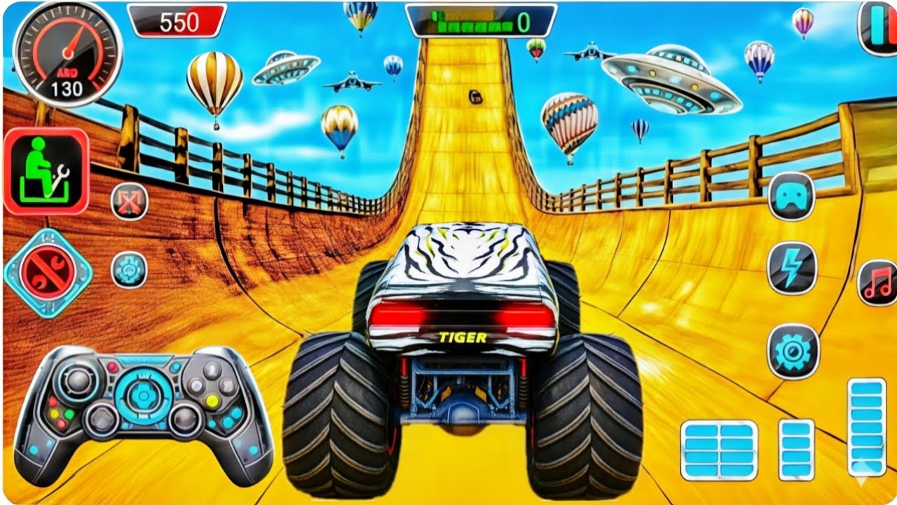 Flying Truck Racing Game: Sky-High Stunts! 🚗 For Toddlers#truckgame