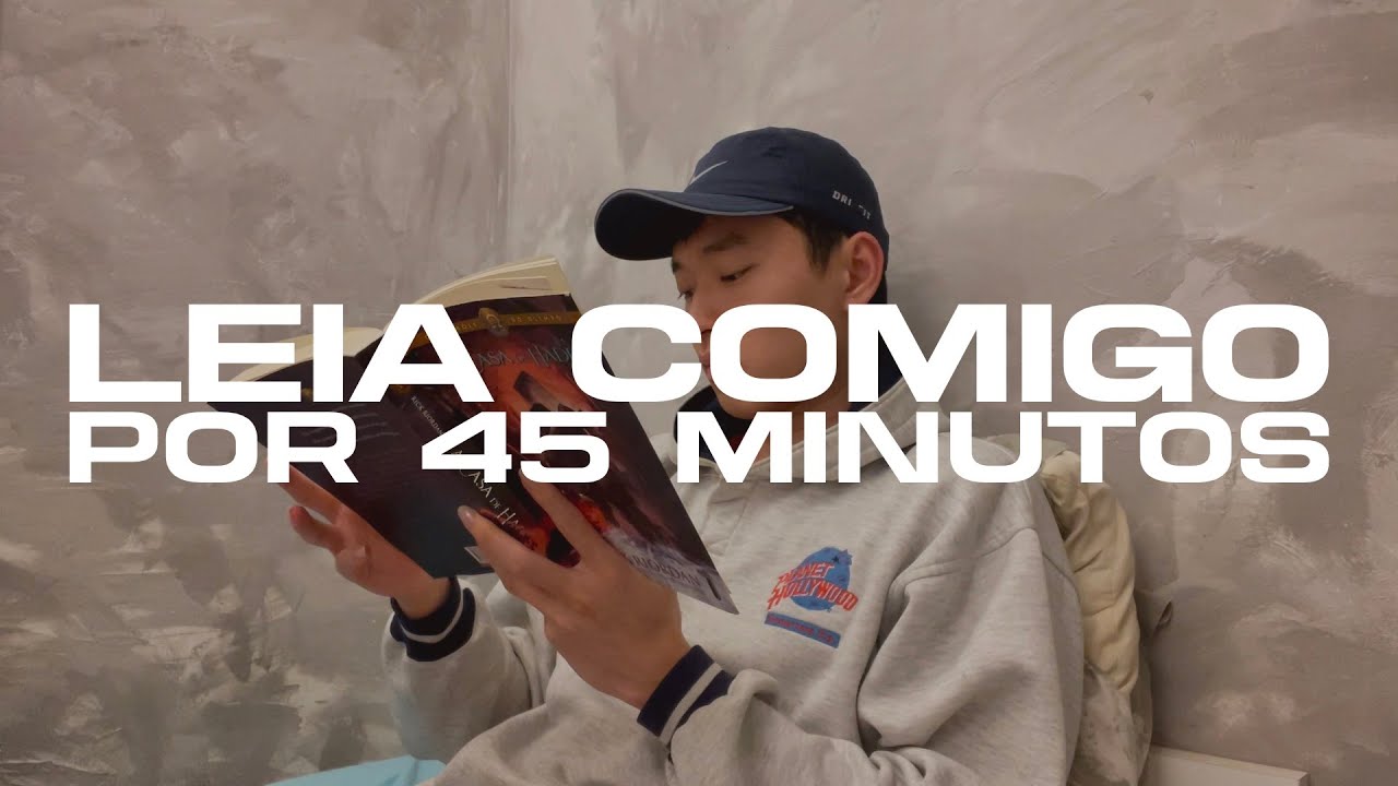 leia comigo por 45 minutos | sprint de leitura com música