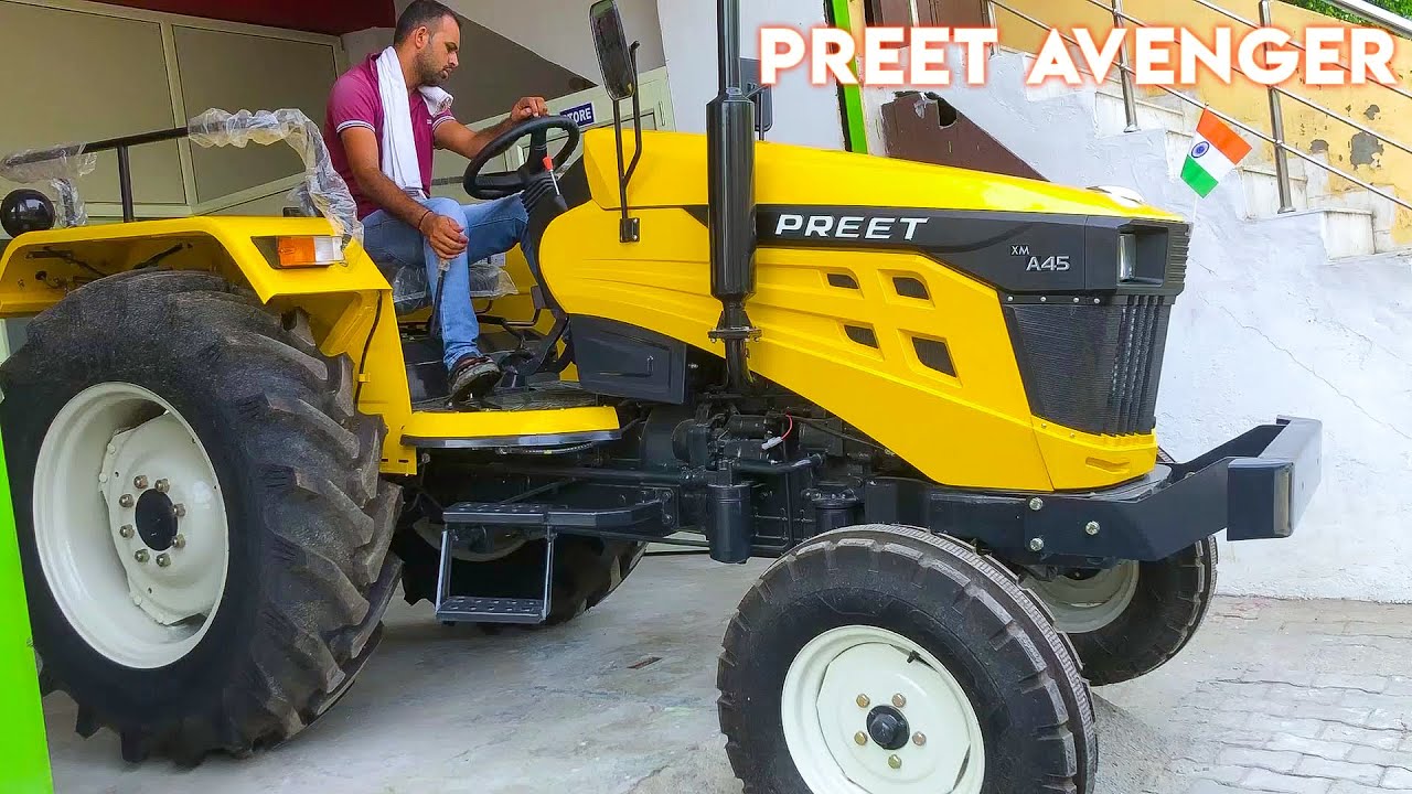 Preet Avenger A45 XM Gujjar Bhai's powerful tractor | Gujjar Bhai's amazingly stylish Avenger Tra...