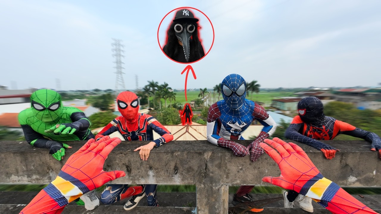 Team Spider-Man Faces PLAGUE DOCTOR & Serbian Dancing Lady in Cursed Forest ( Exploration POV )