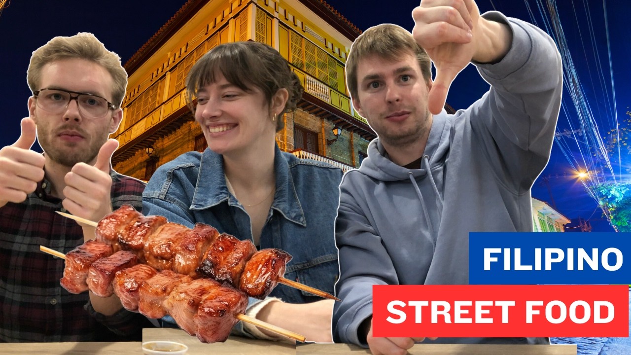 Canadians Try Filipino Street Food! Ft. ISAW