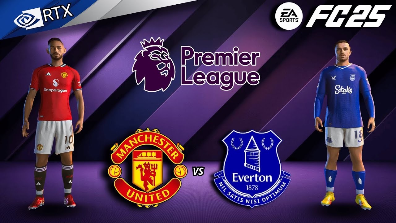 FC 25 - Manchester United vs Everton | Premier League 25/26 Full Match | PS5™ [4K60]