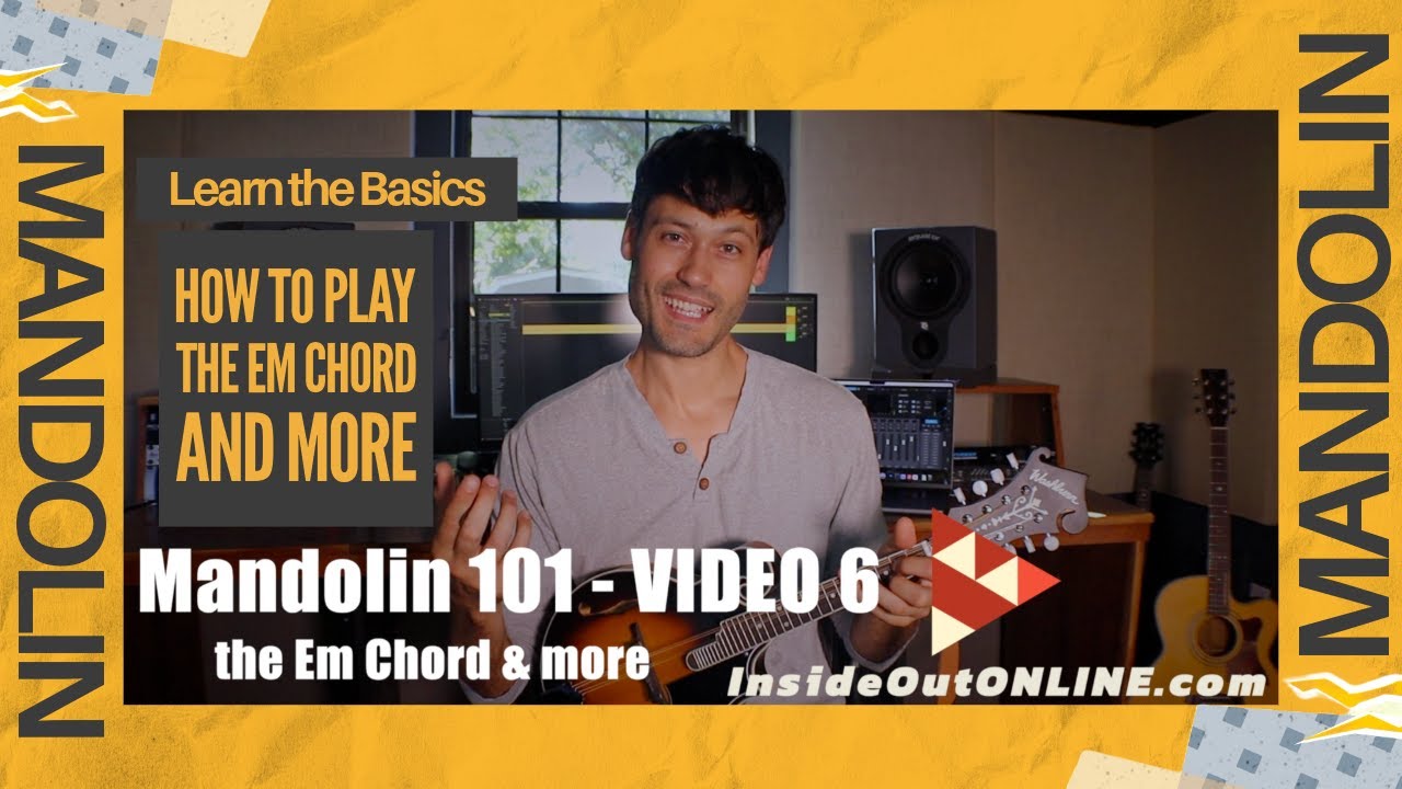 Mandolin 101 - Video 6 - the E minor Em chord & more