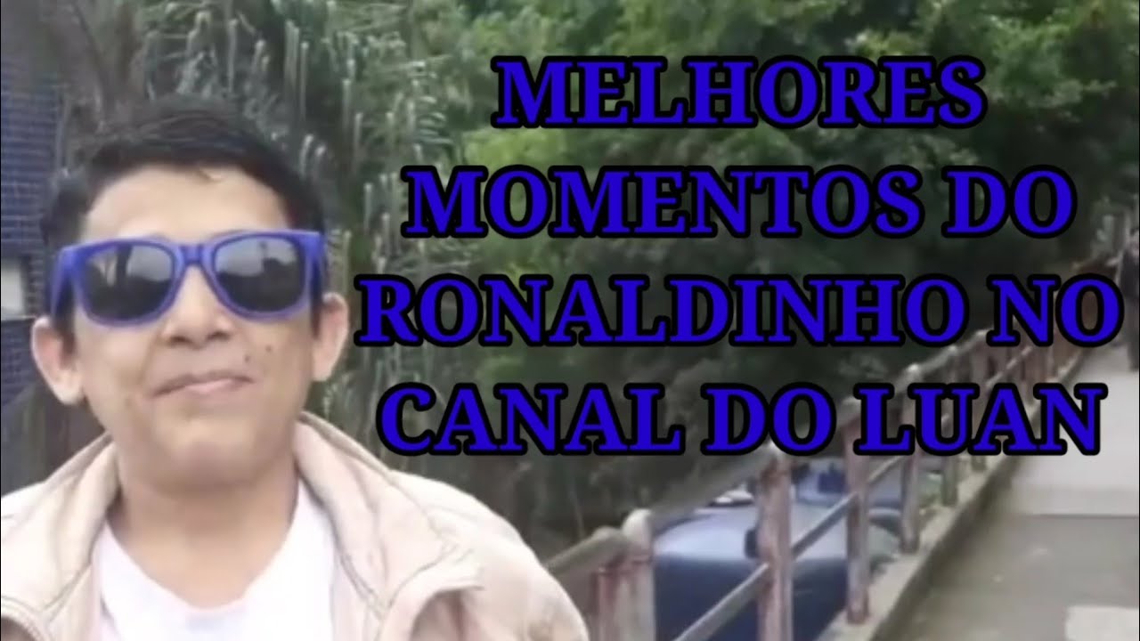 Melhores momentos do Ronaldinho no canal do Luan Gameplay