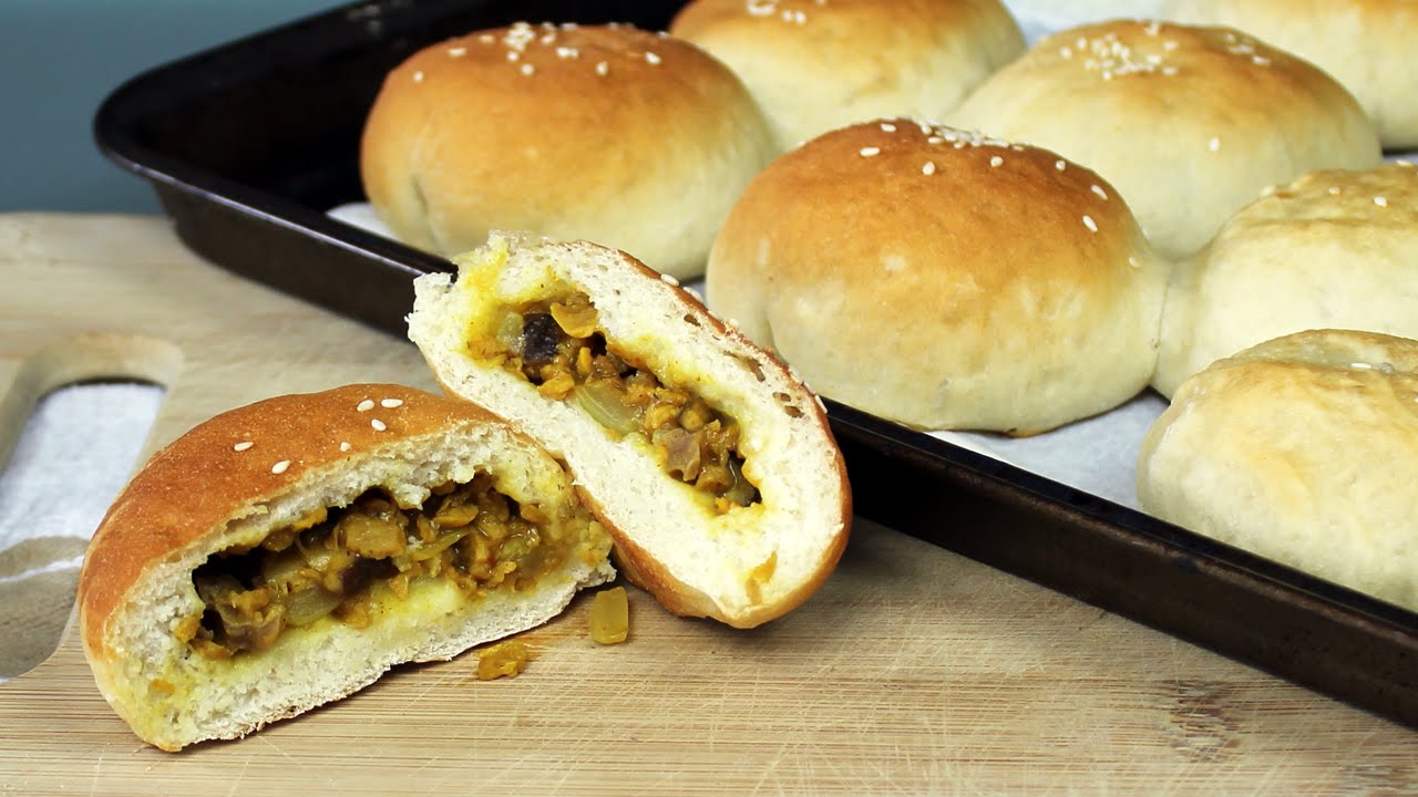 Vegan Curry Beef Bun Recipe | Mary's Test Kitchen