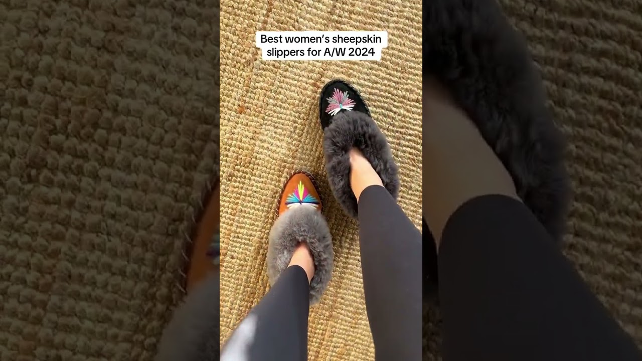 Best sheepskin slippers of Autumn Winter 2024 #sheepskinslippers #sheepskin #shoes #slippers