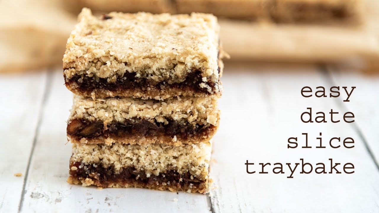 Easy Date Slice Traybake | traybakes & more