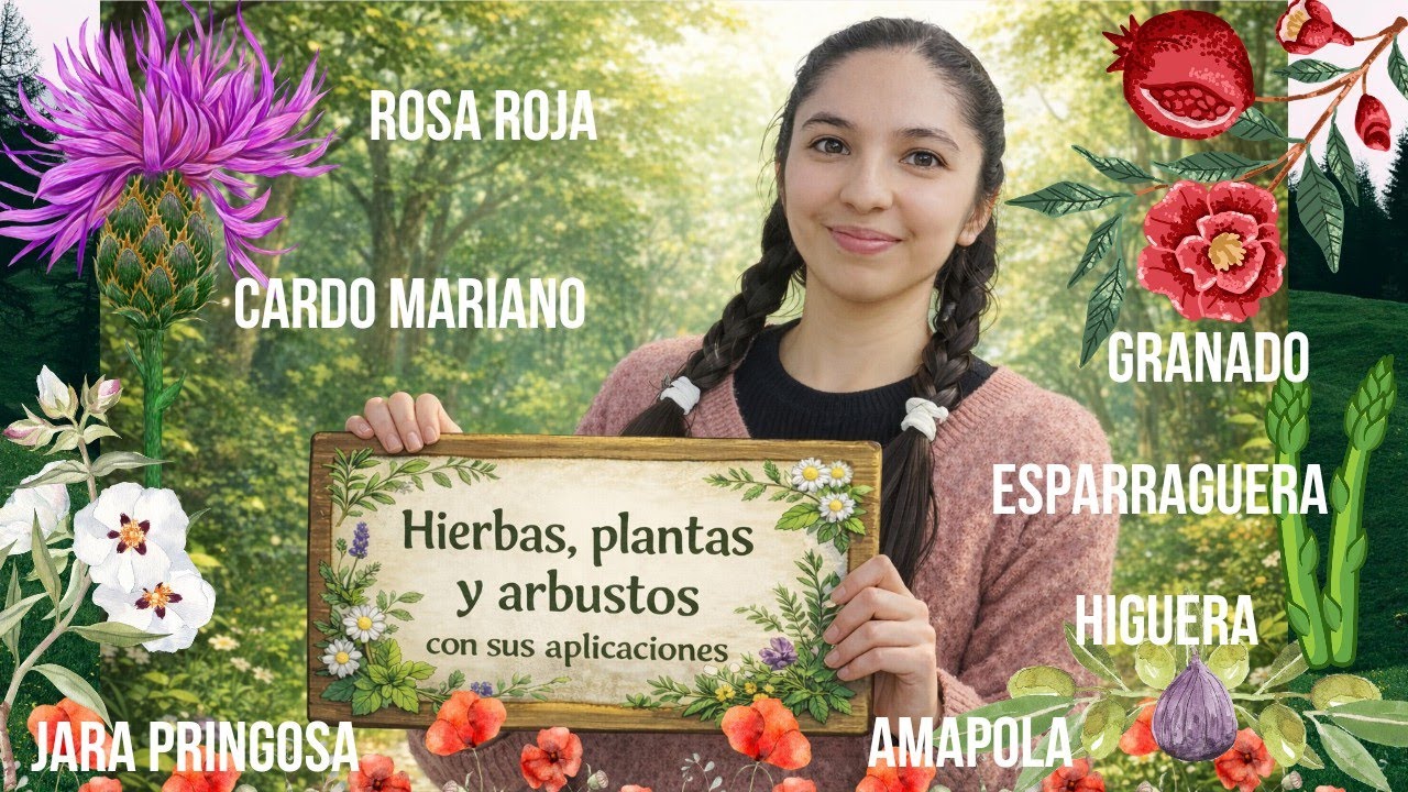 PLANTAS y sus aplicaciones 🌿🌵🌹🍵¿sabes para que se utilizan? 😲16 plantas. (Primera parte)