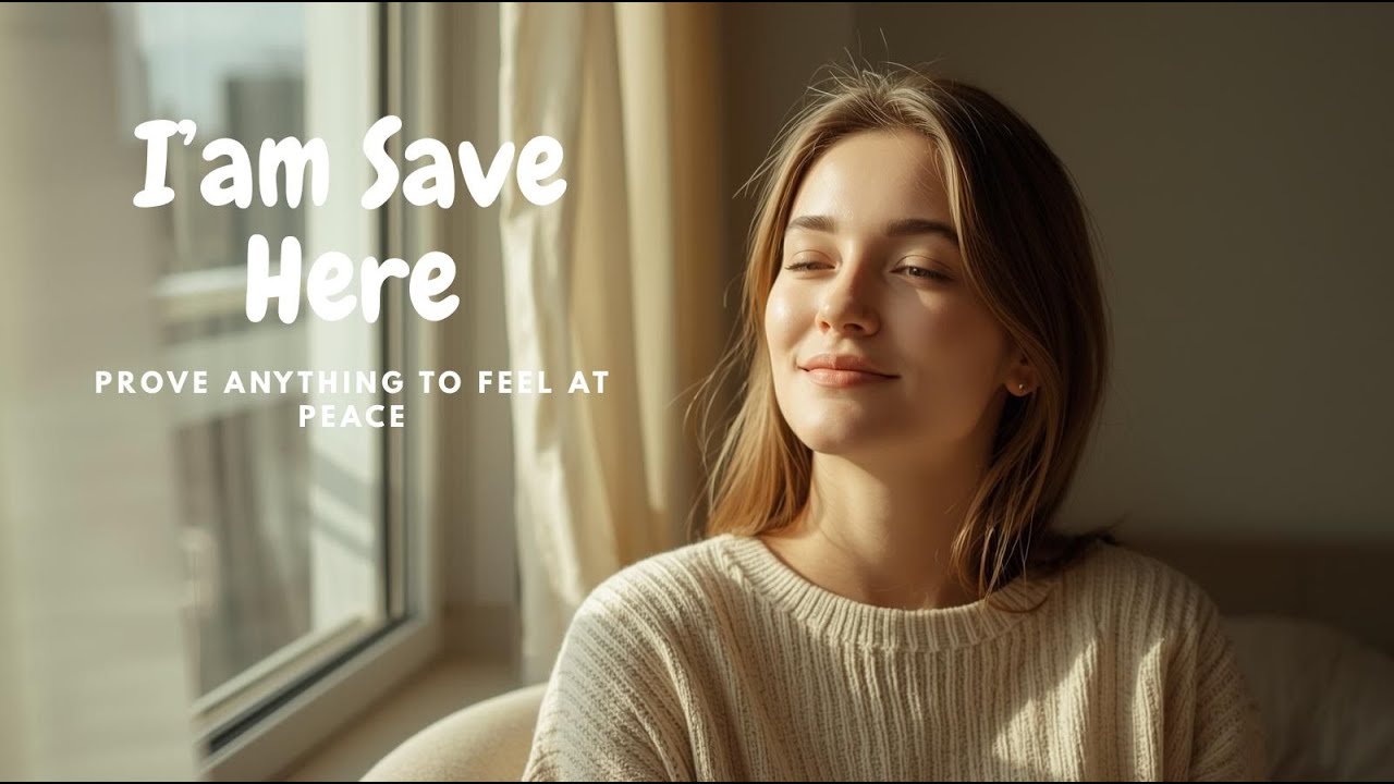 I Am Safe Here — Calming Uplifting Pop | Emotional Healing | Female Vocal