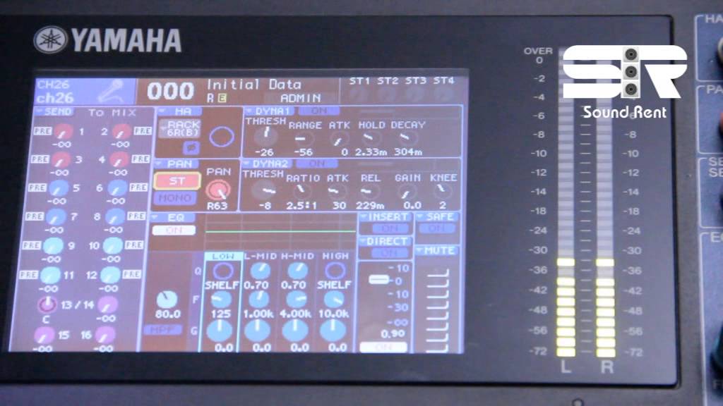 Как создать группу на Yamaha ls9 (sub group)