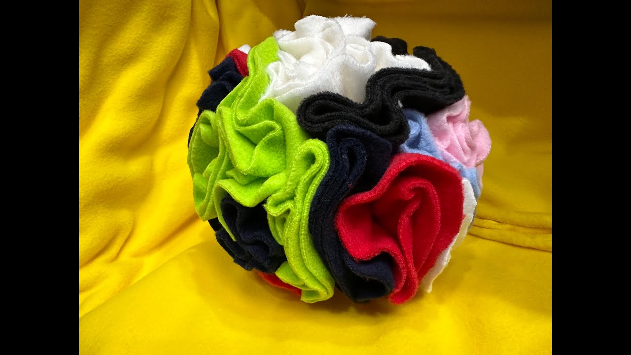 How to make a pet snuffle ball