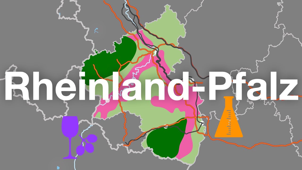 Mosel, Rhein und Wein: Rheinland-Pfalz in Karten