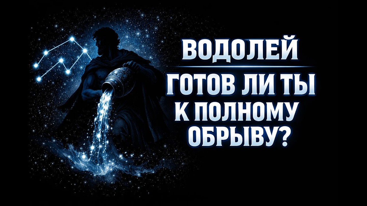 ВОДОЛЕЙ: ТЫ ГОТОВ ПОТЕРЯТЬ ВСЁ, ЧТО ТЕБЯ СДЕРЖИВАЕТ?