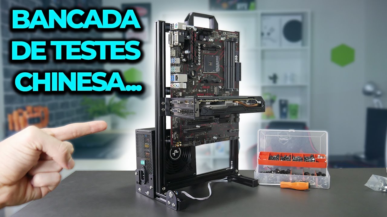 BANCADA DE TESTES BARATA QUE COMPREI NO ALIEXPRESS, ISSO VAI SER MUITO ÚTIL...