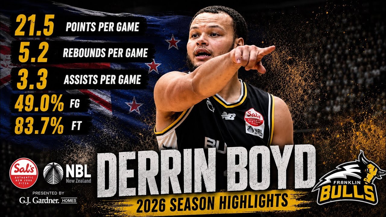 Derrin Boyd Dominates New Zealand 🇳🇿 | 2026 Season Highlights | Elite Scoring Guard