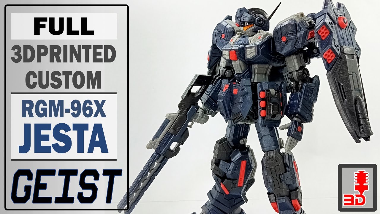 3DPrint Action Figure - GEIST (based on RGM-96X JESTA)