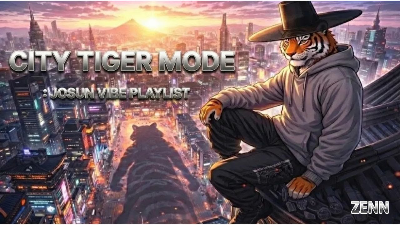 [Playlist]CITY TIGER MODE : Neo-Joseon Vibe 🐯 이어폰 꽂는 순간 내가 이 구역의 왕 👑 | 걸음걸이가 달라지는 힙합 비트