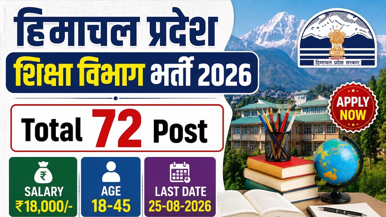 HP Education Department Recruitment 2026