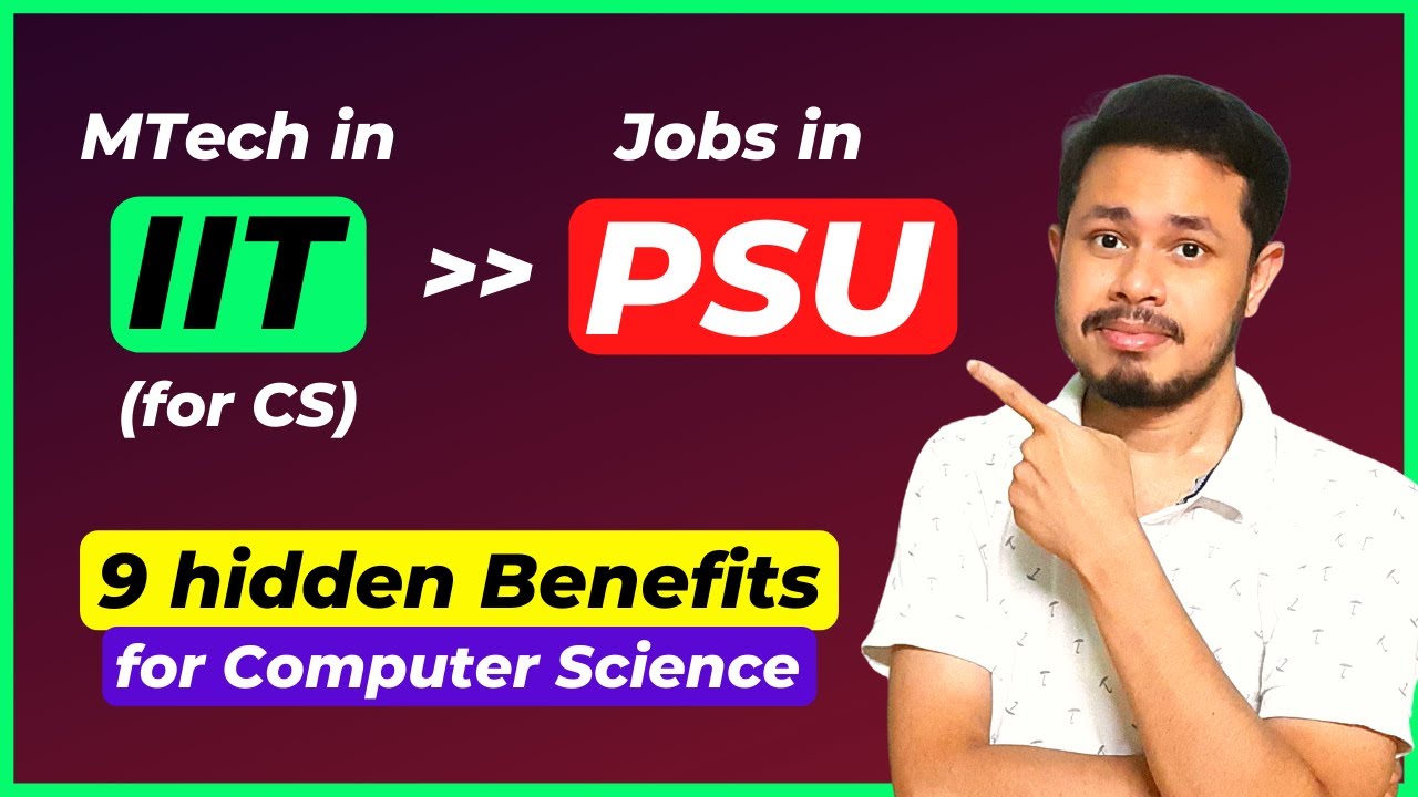 Why you shouldn't choose PSU over MTech after GATE | Which is better? | GATE CSE 2022
