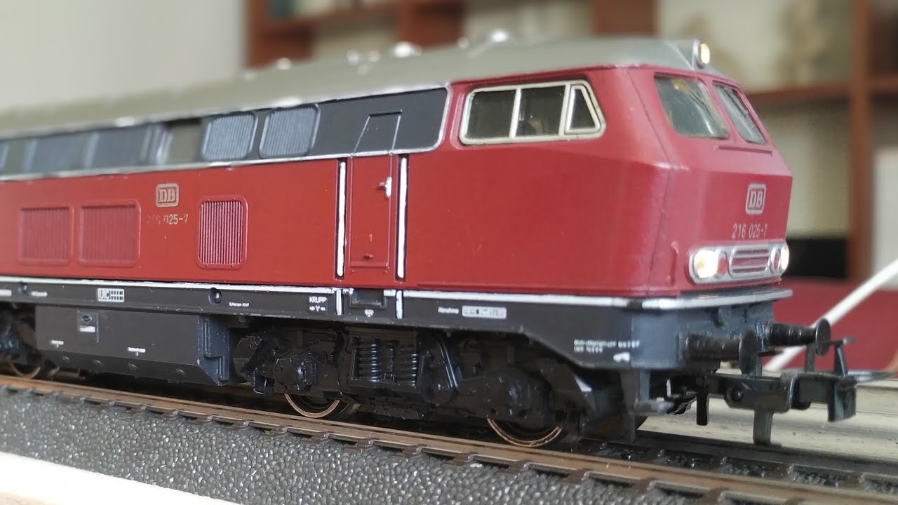 Märklin 3075 DB 216 025-7 mit ESU Loksound 5 - neuestes ESU Soundprojekt mit 31 Funktionen!