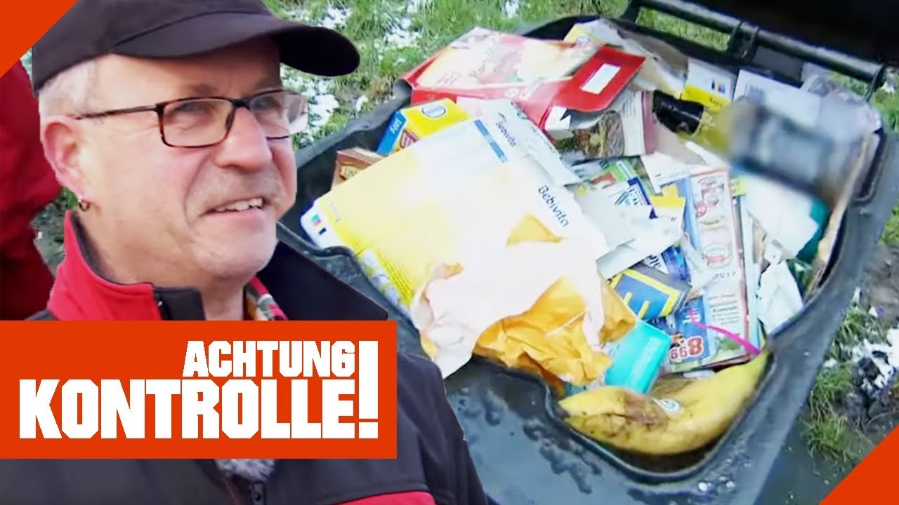 Alltag für Hartmut: Verbotene Müllentsorgung auf der Autobahn! | Achtung Kontrolle | kabel eins