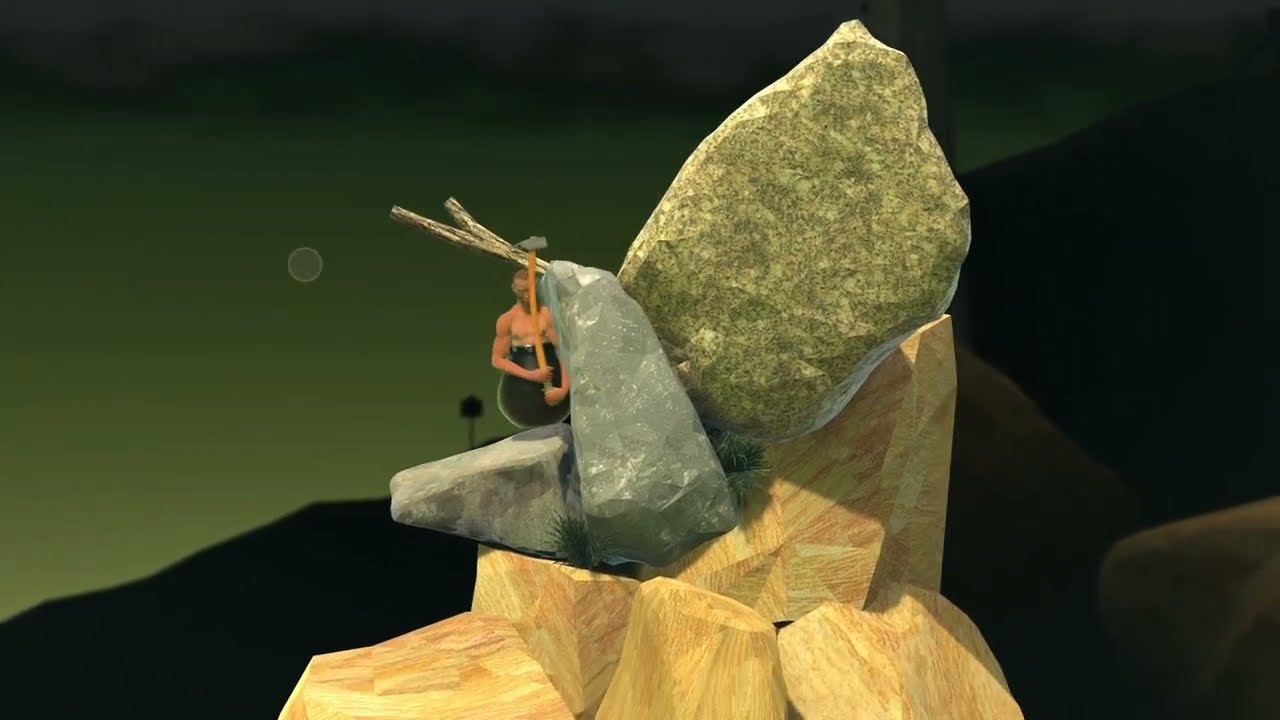 GETTING OVER IT 🤣 FUNNY GAMEPLAY WITH FUNNY COMMENTARY #gettingoverit #funny #jevel