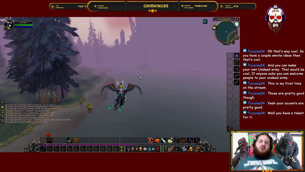 Levelling up a new Draenei hunter in TBC come and have a chat
