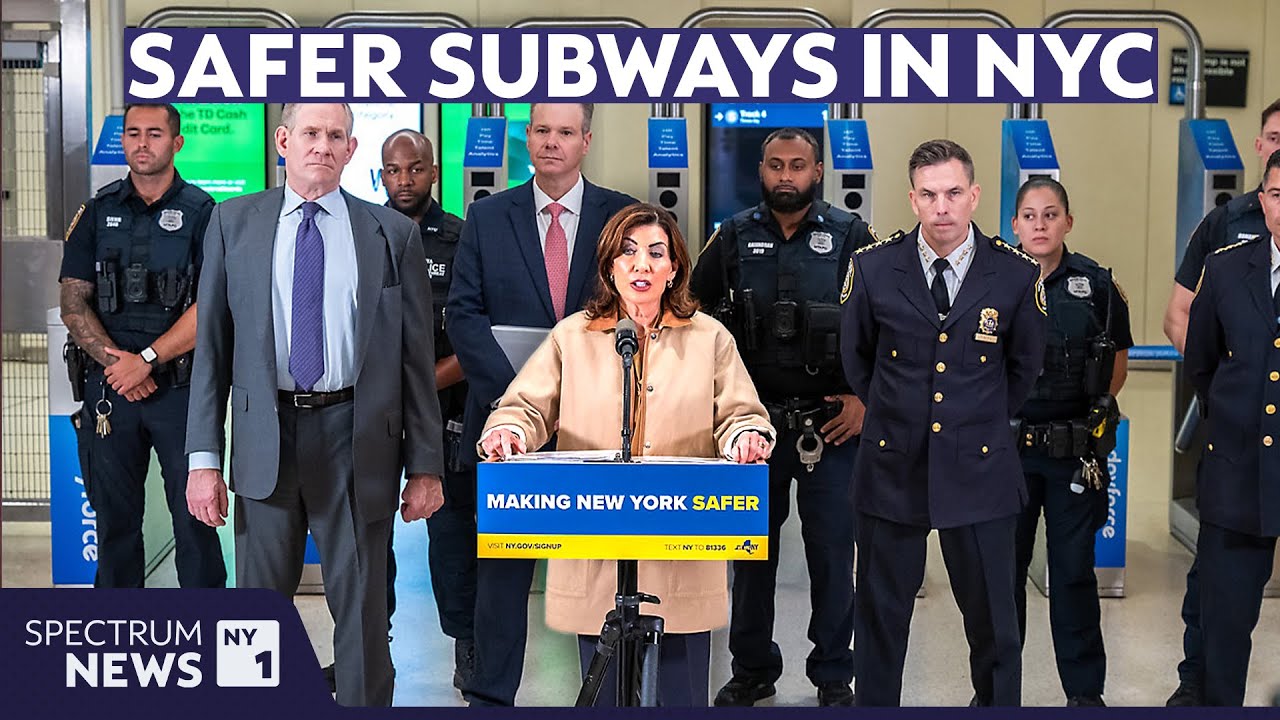 Gov. Hochul says subway crime hit 15-year summer low