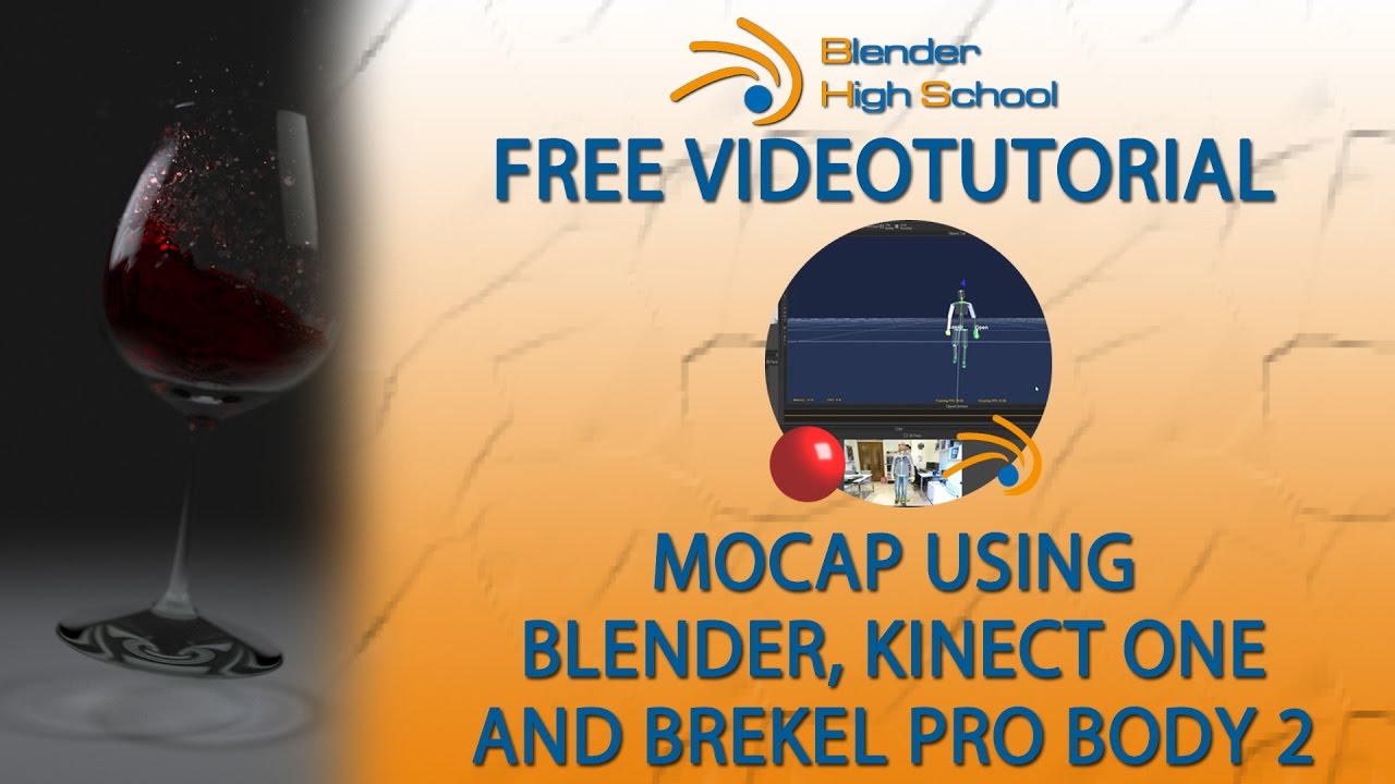 MOCAP using Blender, Kinect One and Brekel Pro Body 2