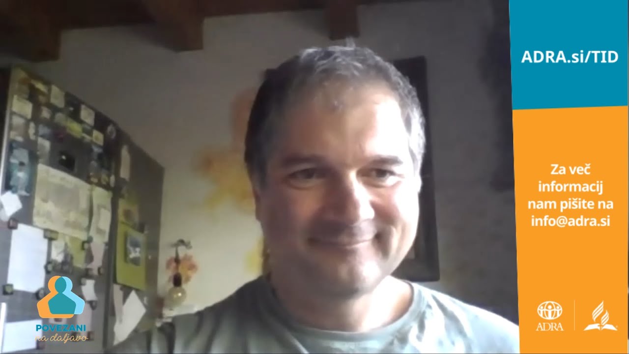 Kako premagati stres, depresijo in obup - projekt Povezani na daljavo - ADRA  - Miloš Židanik