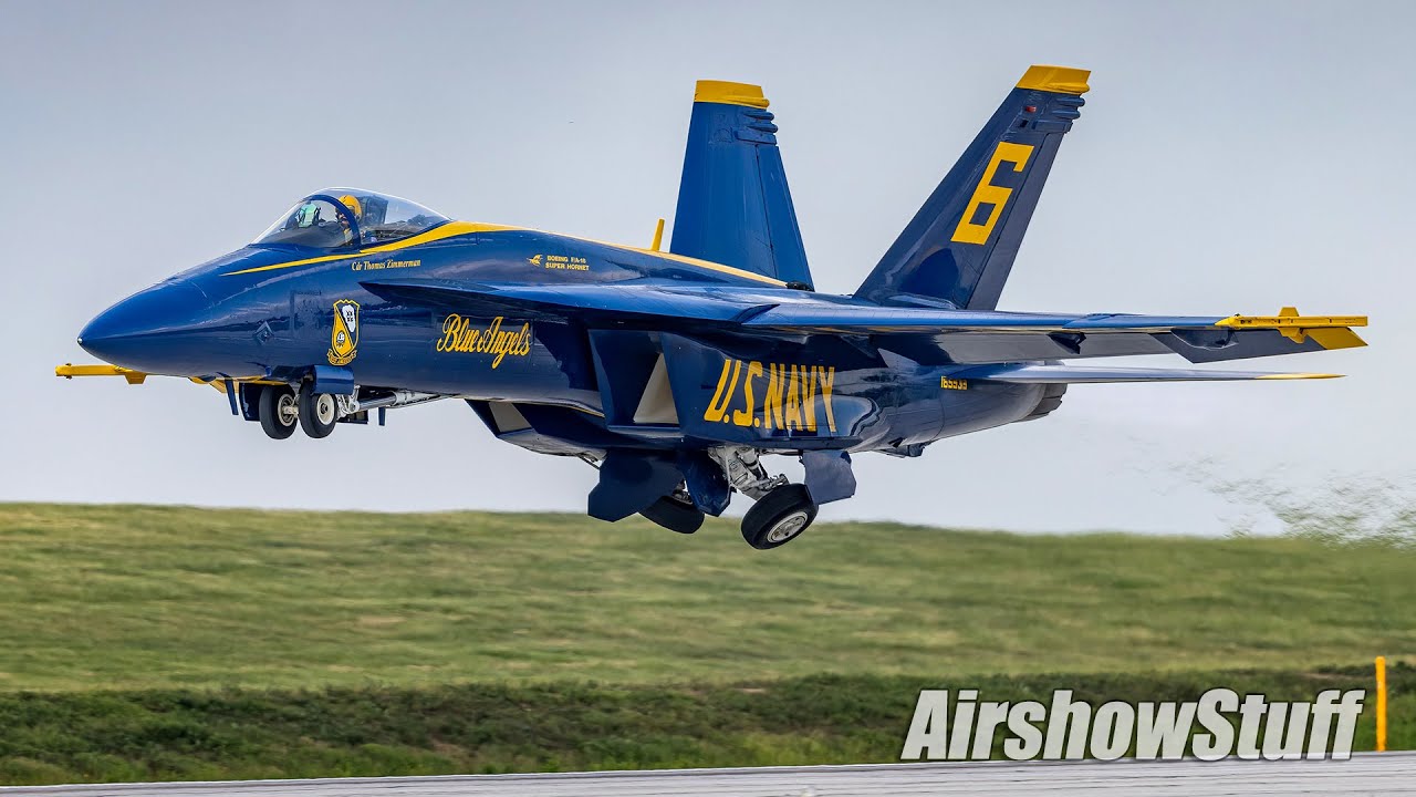 Blue Angels Practice Over Cleveland