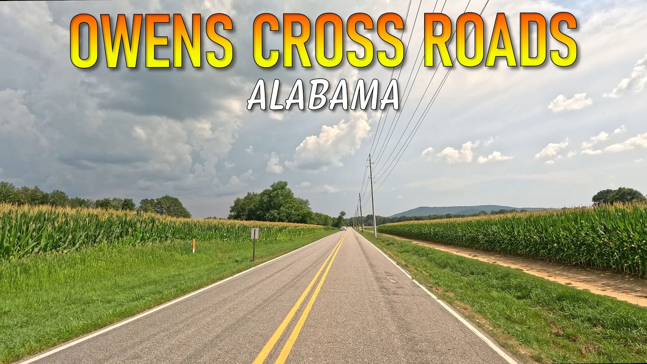 Owens Cross Roads Alabama Driving Through