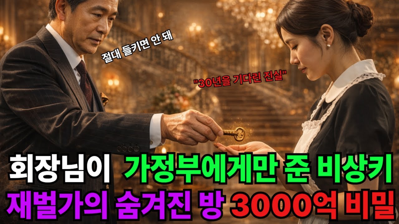 회장님이 가정부에게만 준 3000억 비상키… 시어머니는 몰랐다