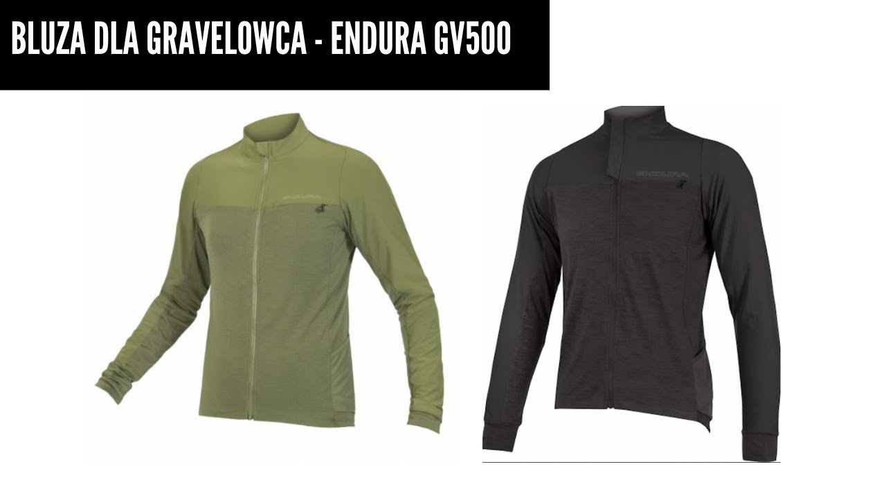 Bluza Endura GV500 L/S Jersey - bluza merino dla GRAVELOWCA
