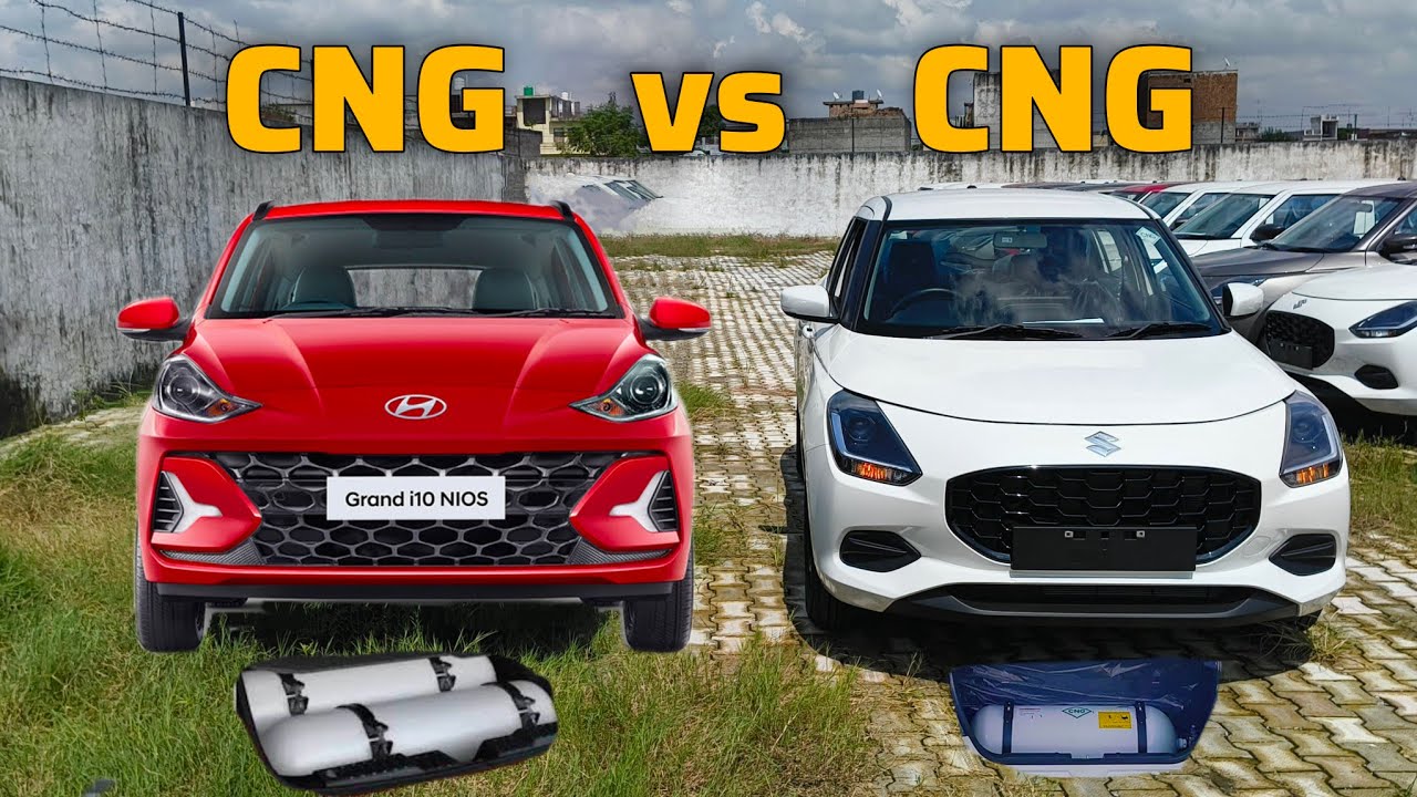 Hyundai Grand i10 Magna Duo CNG vs Maruti Swift VXI CNG 🦁 आख़िर कौन सी लेनी चाहिए?