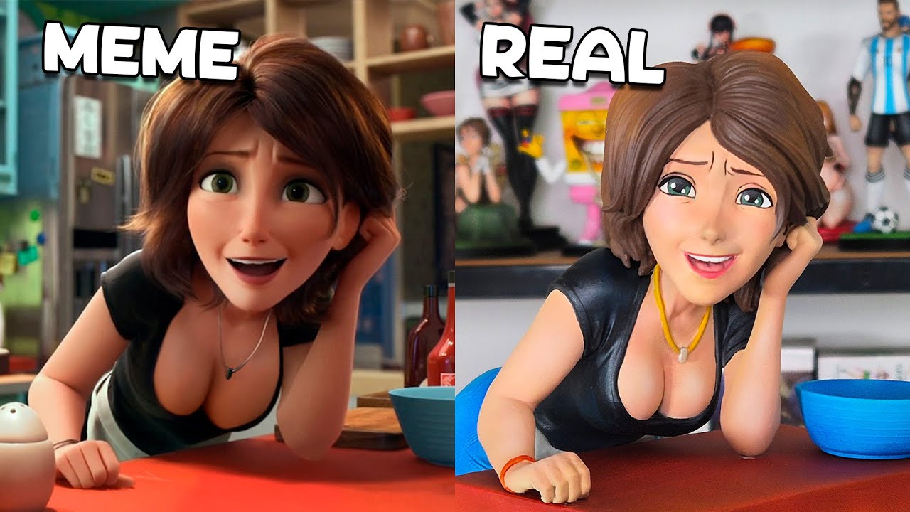 De meme a realidad, la Tía de Disney🤤 |IMPRESION 3D | TUTORIAL