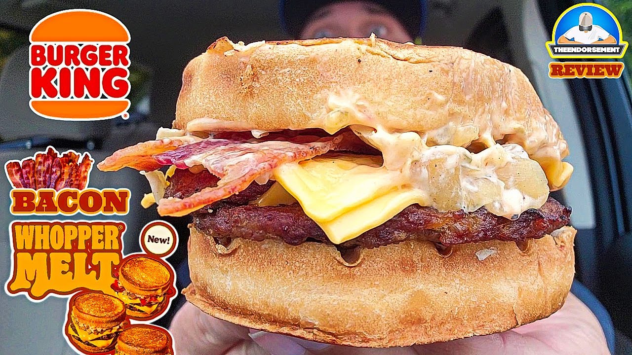 Burger King® Bacon Whopper Melt Review! 🥓🍔🧀 | Early Look | theendorsement