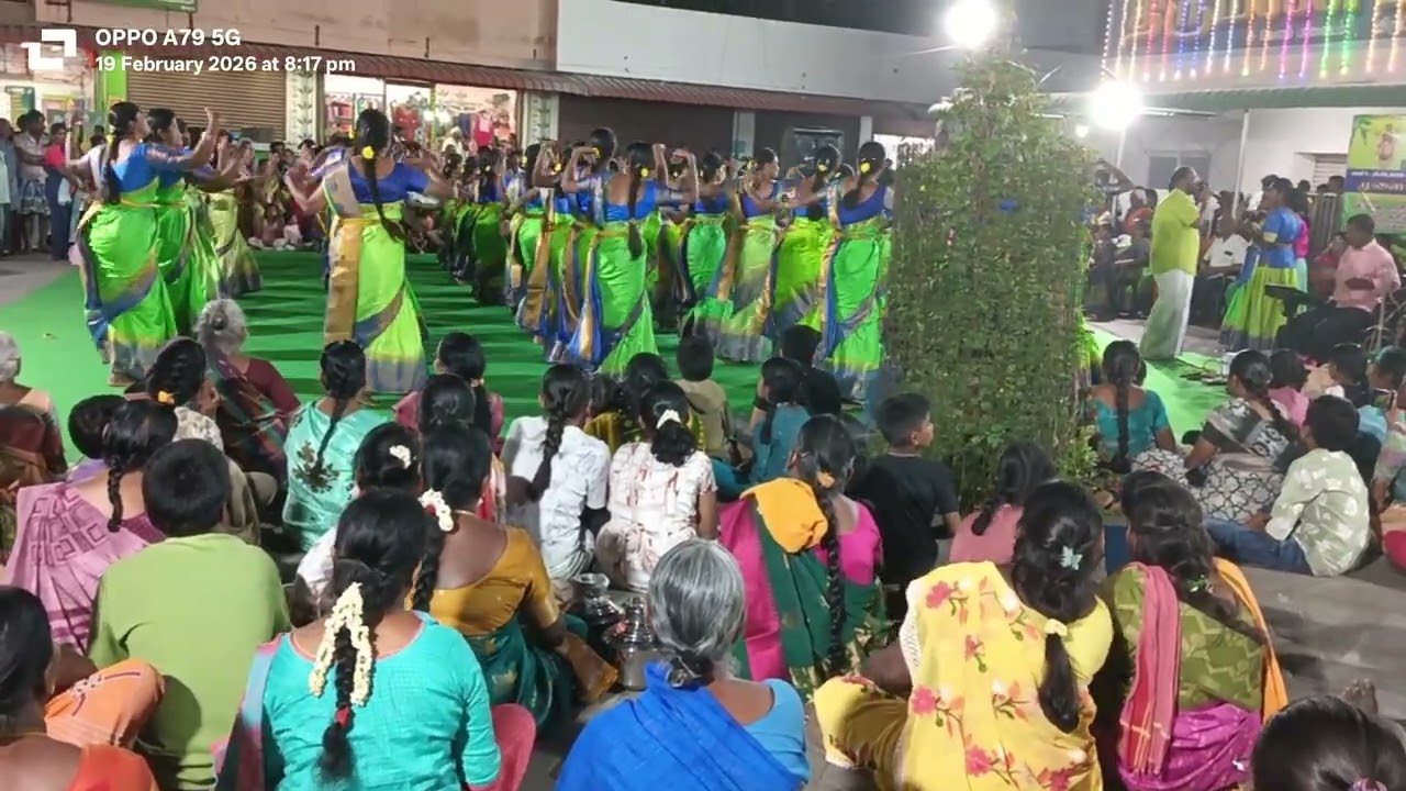 Tiruppur 15 velampalayam oorudaiya Amman Kovil kumpapisegathai munnitu Valli kummiyattam 2