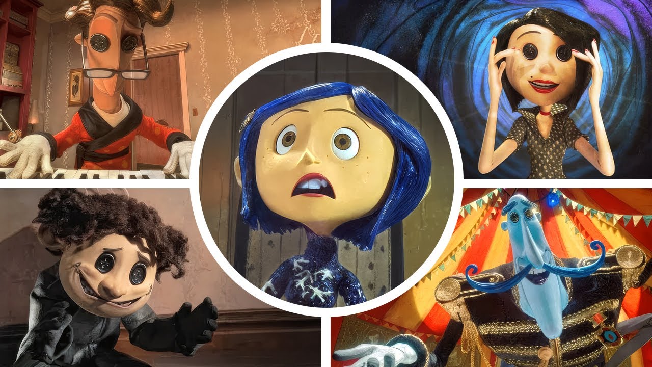 Coraline - All Bosses & Ending