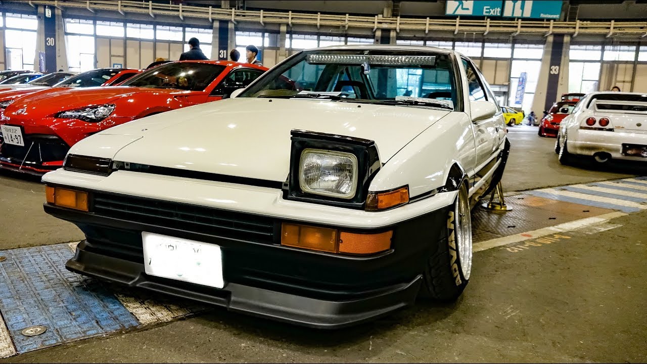 (4K)TOYOTA AE86 Sprinter Trueno ハチロク スプリンタートレノ - NAGOYA AUTO TREND 2019