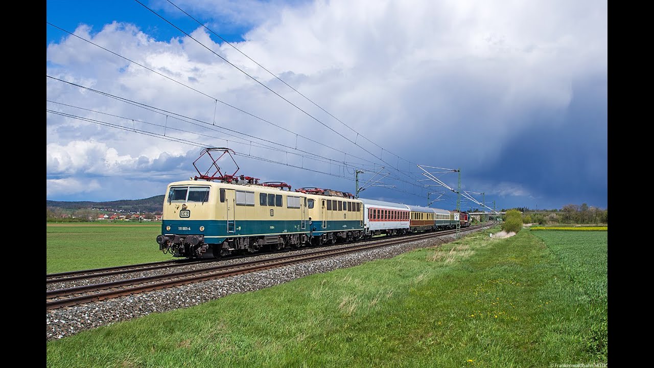 Abschied x-Wagen + BR 143 S-Bahn Nürnberg, DB Museum 111 + Sonderzug + viel Güterverkehr bei Bamberg