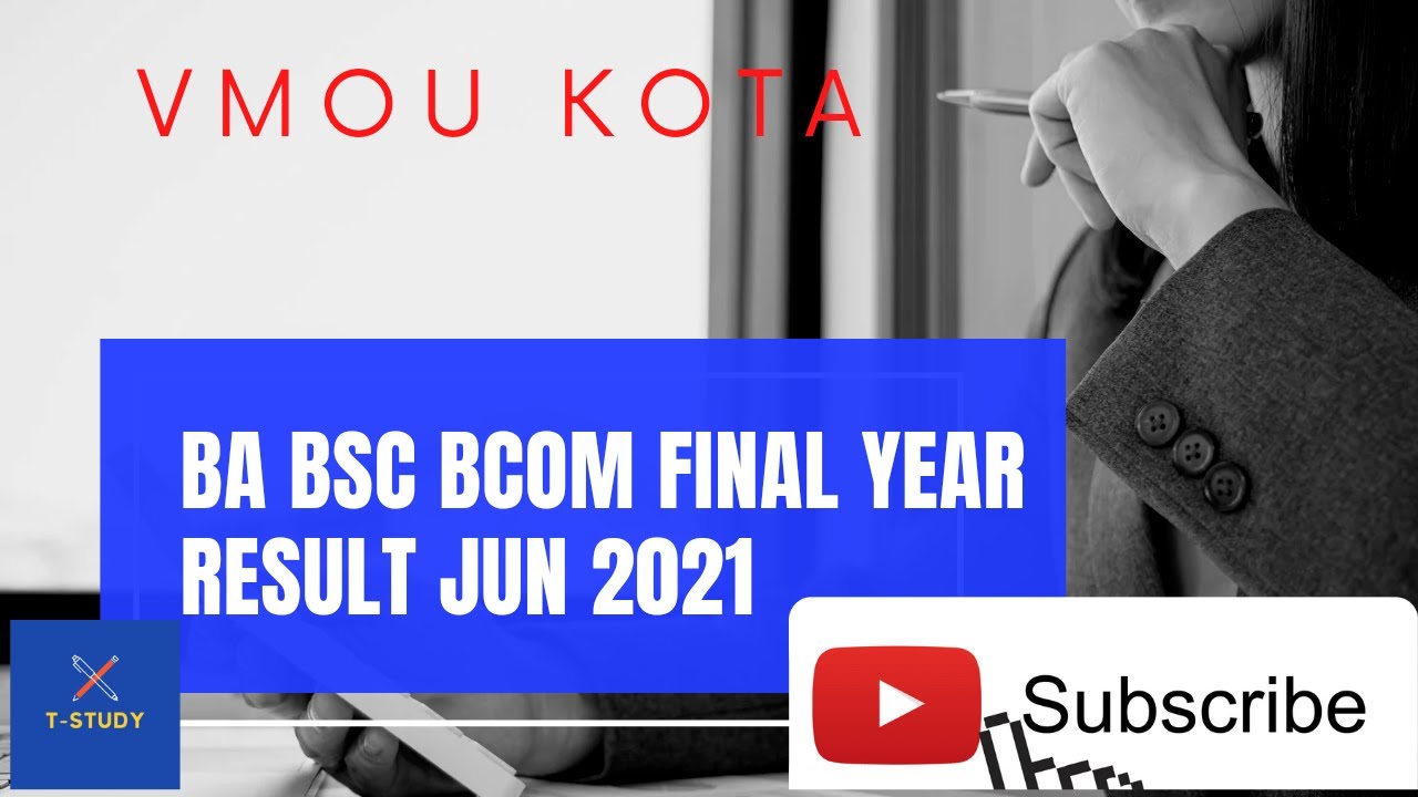 VMOU KOTA | BA | BSC | BCOM FINAL YEAR RESULT |