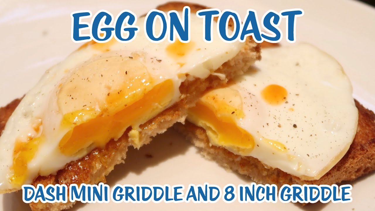 Dash Mini Griddle - Egg On Toast - Dash 8 Inch Griddle - Bonne Maman Advent Calendar - Day 11