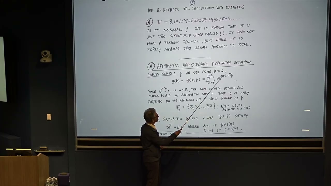 Peter Sarnak: Randomness in Number Theory