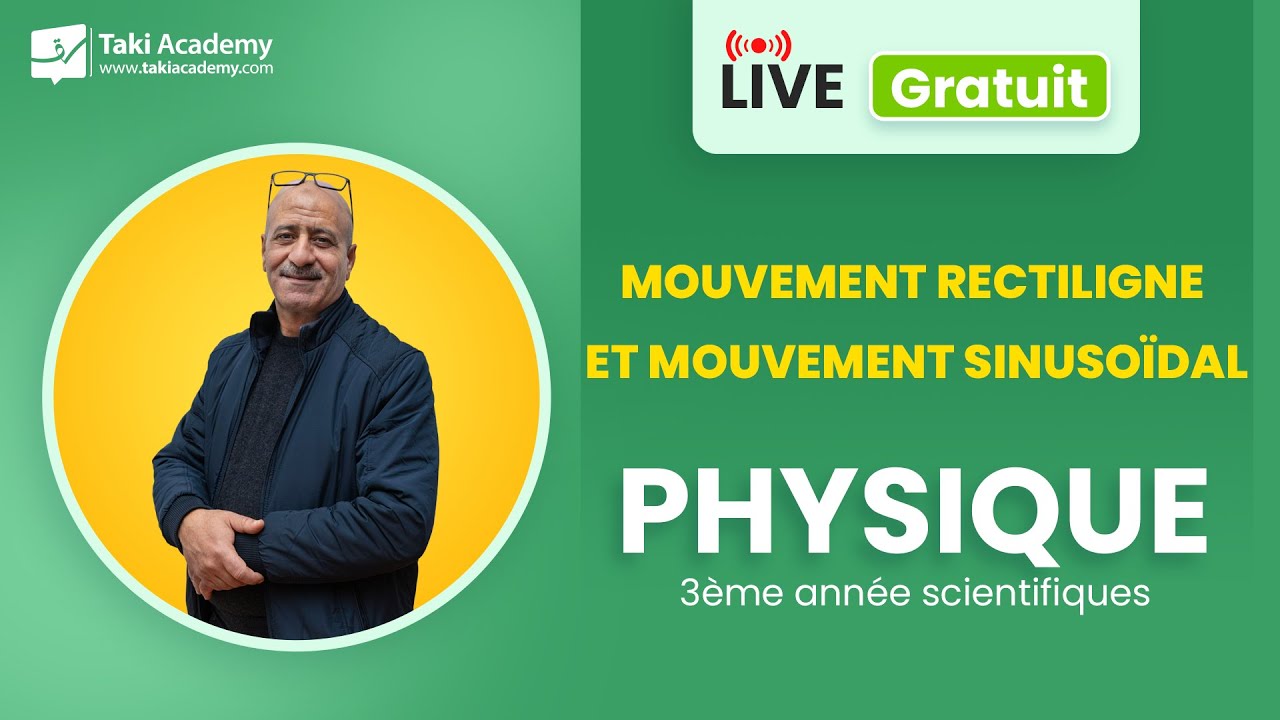 Rec | 3ème | Physique | mouvement rectiligne et mouvement sinusoïdal